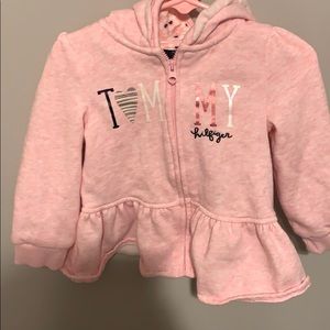 Tommy Hilfiger zip up and sweat pants